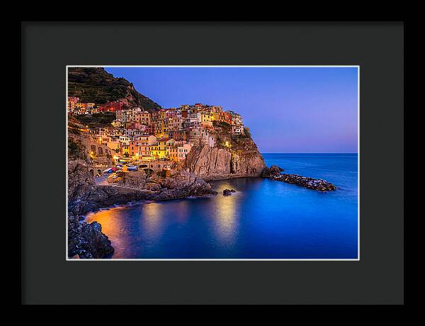Manarola Beneath Evening Stars