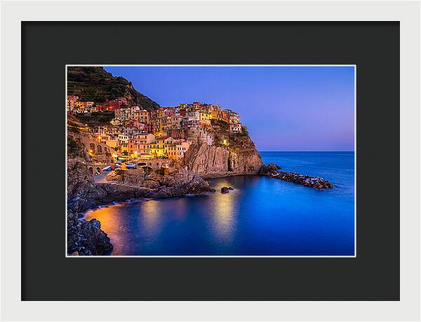 Manarola Beneath Evening Stars