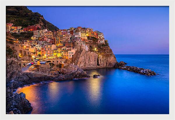 Manarola Beneath Evening Stars