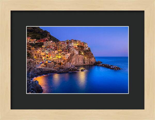 Manarola Beneath Evening Stars