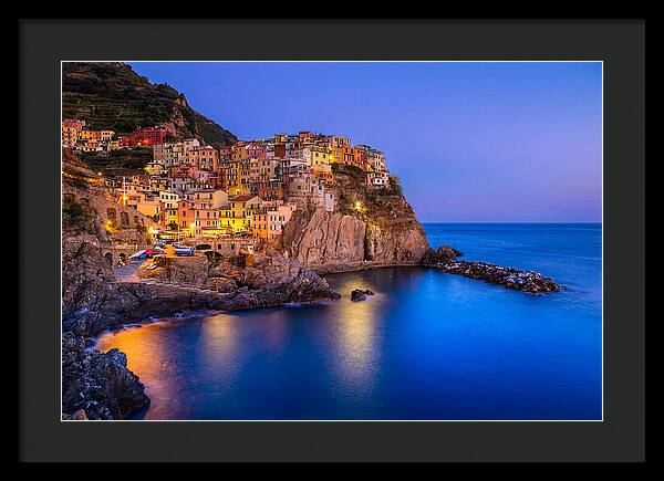 Manarola Beneath Evening Stars