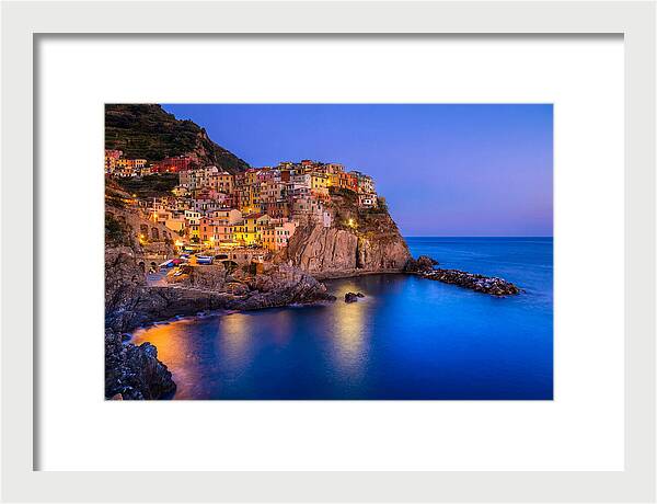 Manarola Beneath Evening Stars