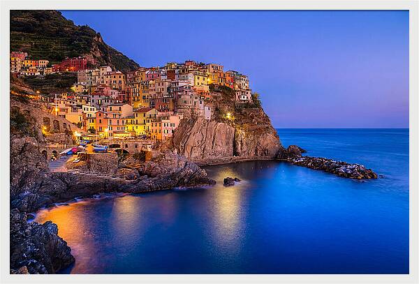 Manarola Beneath Evening Stars