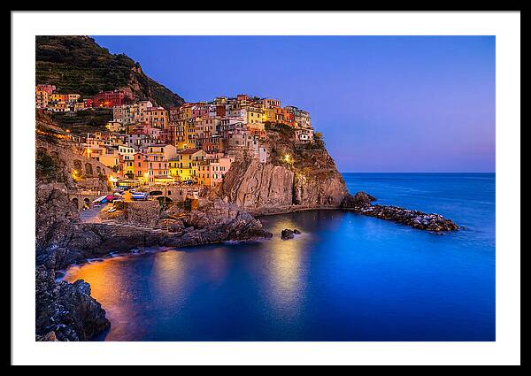 Manarola Beneath Evening Stars