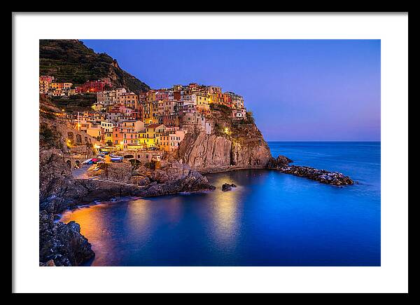 Manarola Beneath Evening Stars