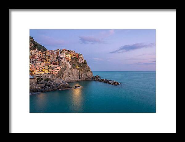 Manarola Under Twilight Skies