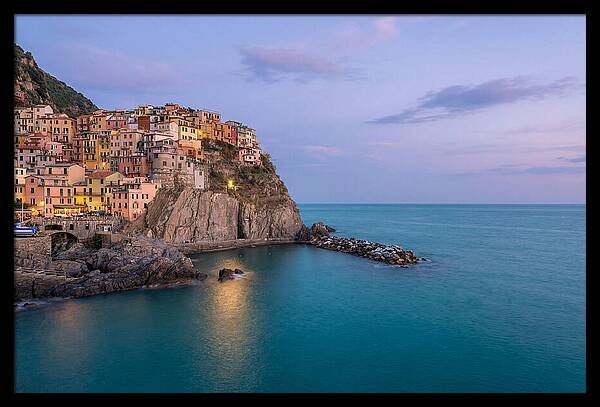 Manarola Under Twilight Skies