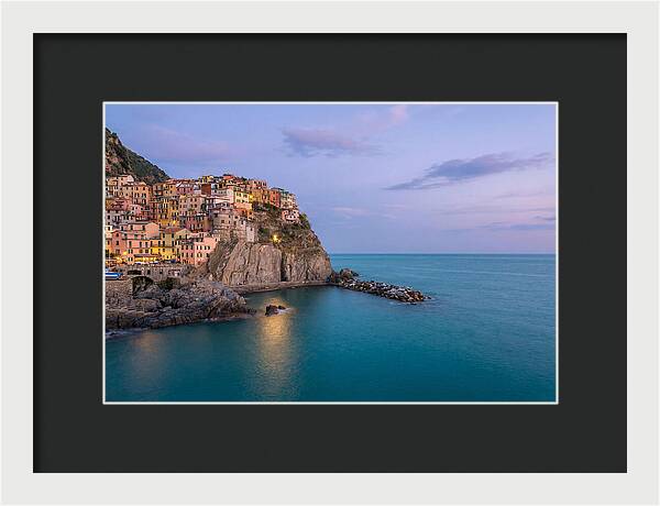 Manarola Under Twilight Skies