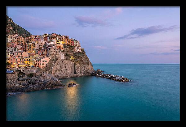 Manarola Under Twilight Skies