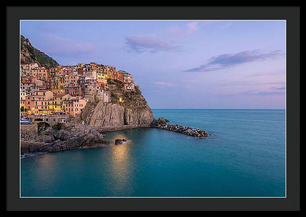 Manarola Under Twilight Skies