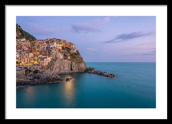 Manarola Under Twilight Skies