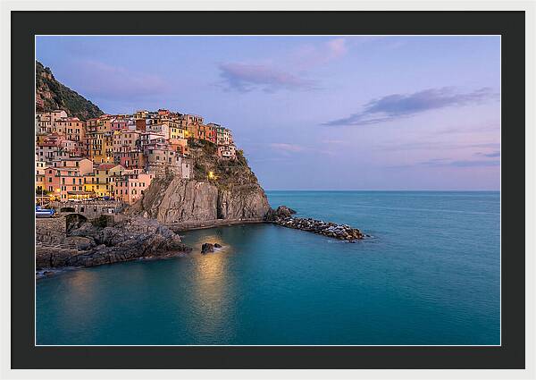 Manarola Under Twilight Skies