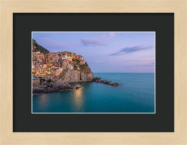 Manarola Under Twilight Skies