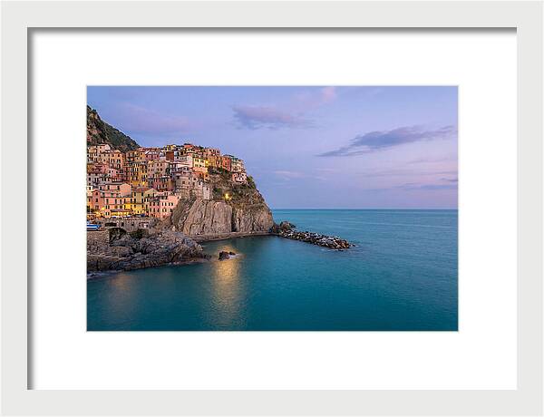 Manarola Under Twilight Skies