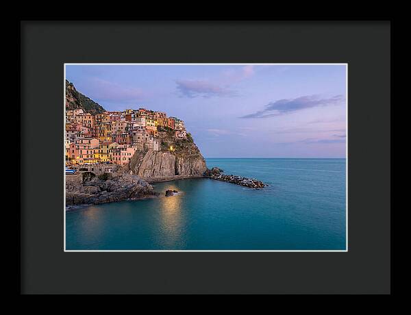 Manarola Under Twilight Skies