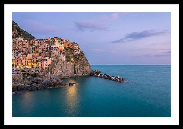 Manarola Under Twilight Skies