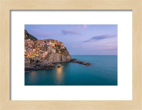 Manarola Under Twilight Skies