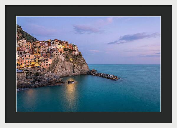 Manarola Under Twilight Skies