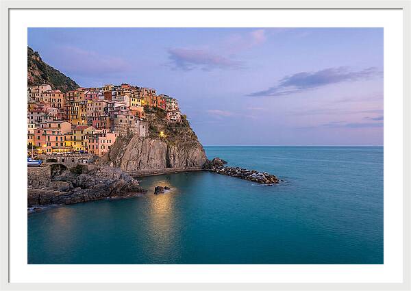 Manarola Under Twilight Skies