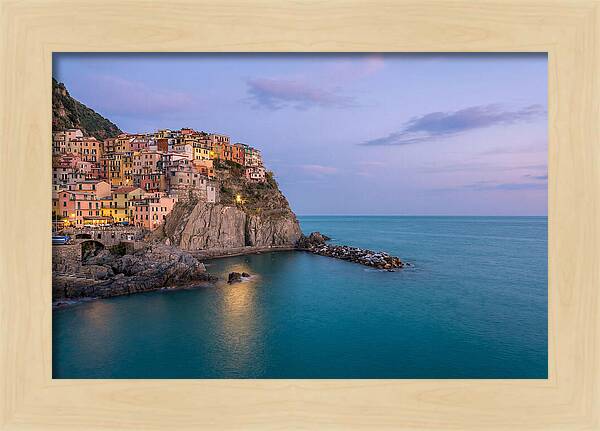 Manarola Under Twilight Skies
