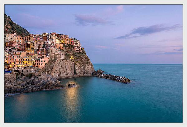Manarola Under Twilight Skies