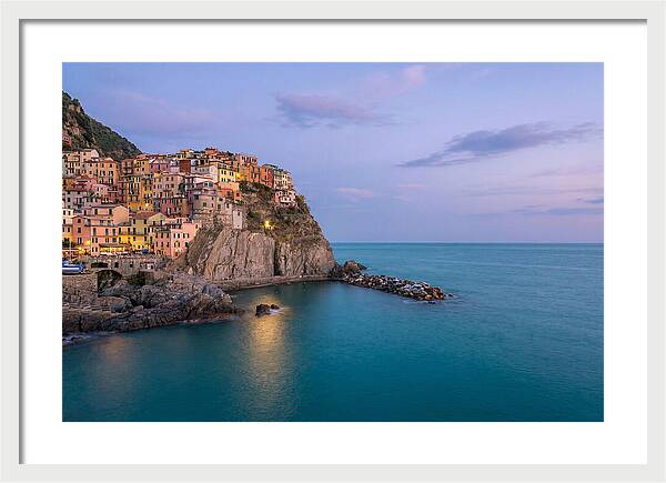 Manarola Under Twilight Skies