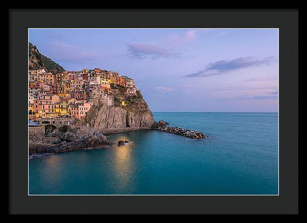 Manarola Under Twilight Skies