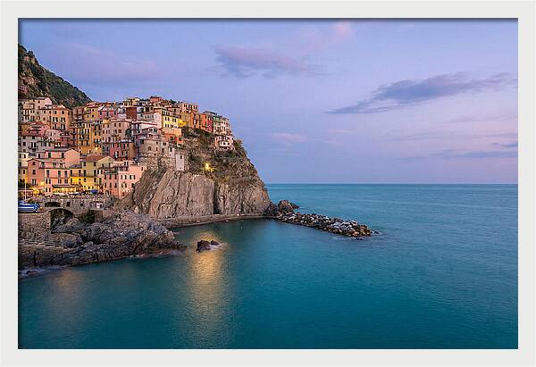 Manarola Under Twilight Skies