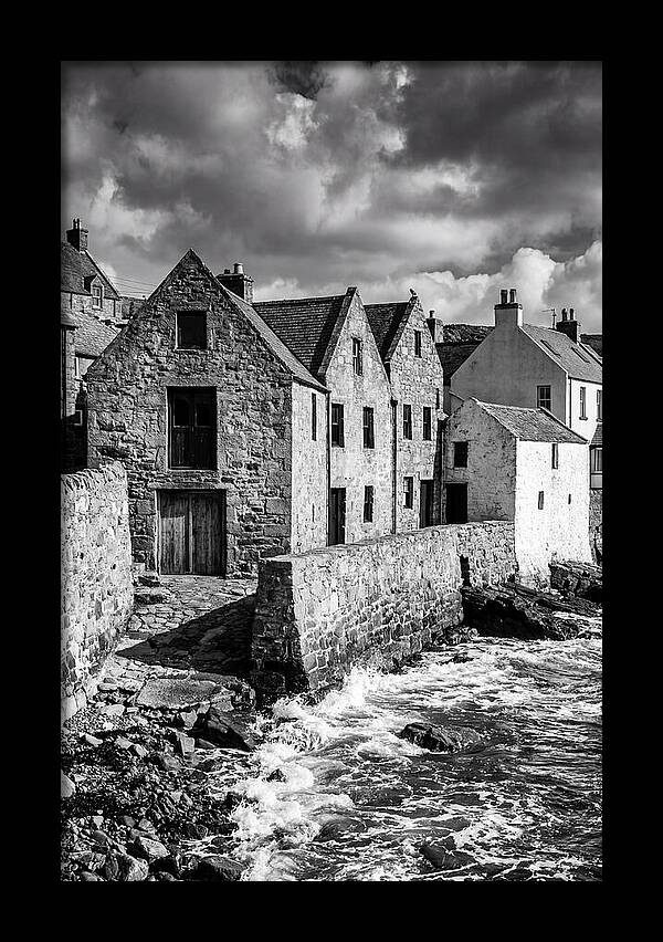 Manarola Village In Black And White