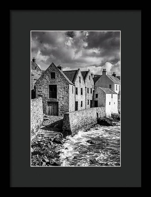 Manarola Village In Black And White