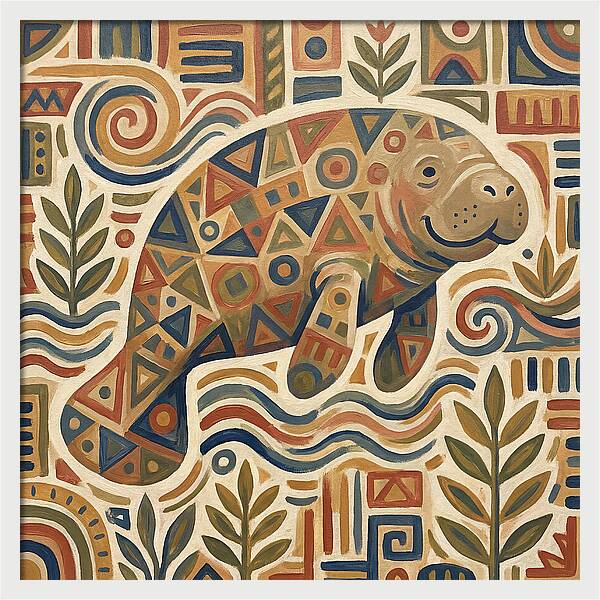 Manatee Folk Art