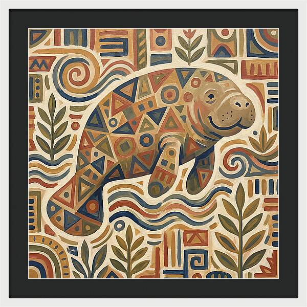 Manatee Folk Art