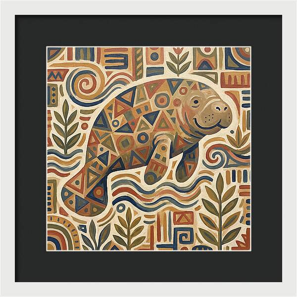 Manatee Folk Art