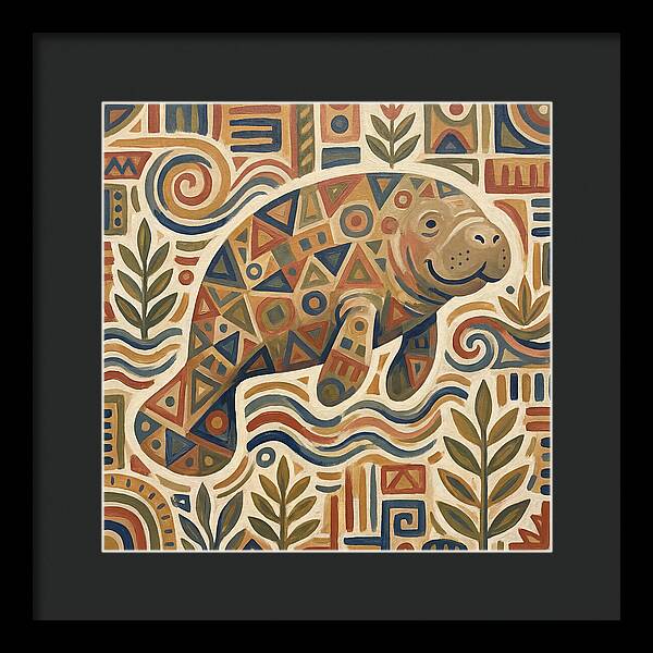 Manatee Folk Art