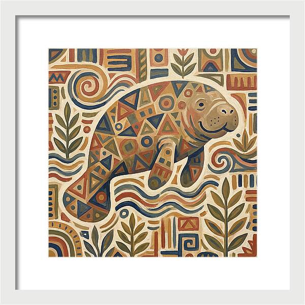 Manatee Folk Art