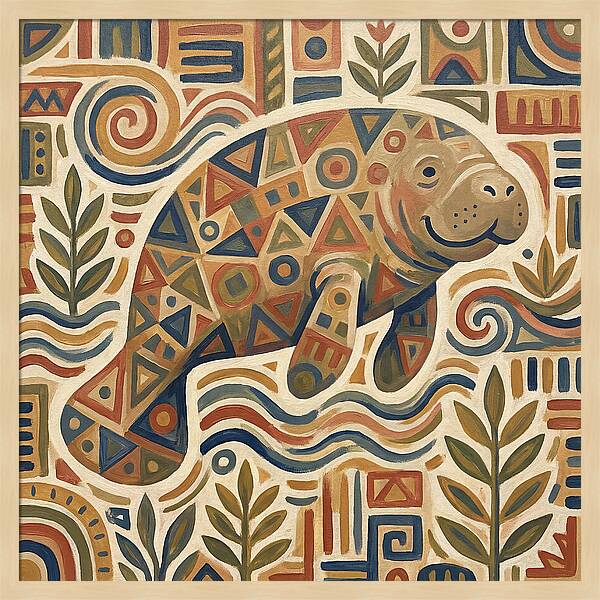 Manatee Folk Art