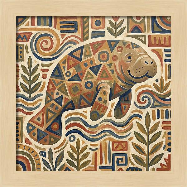 Manatee Folk Art