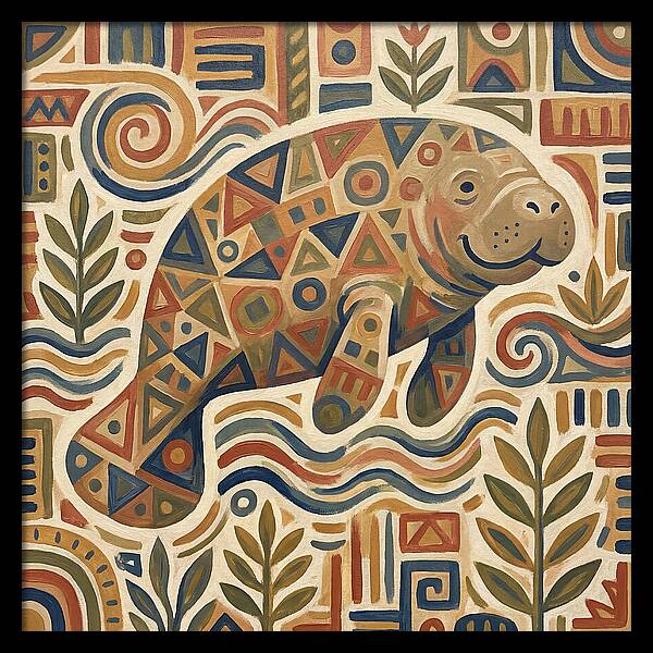 Manatee Folk Art
