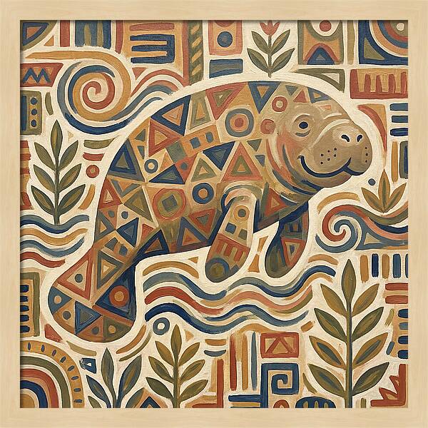 Manatee Folk Art