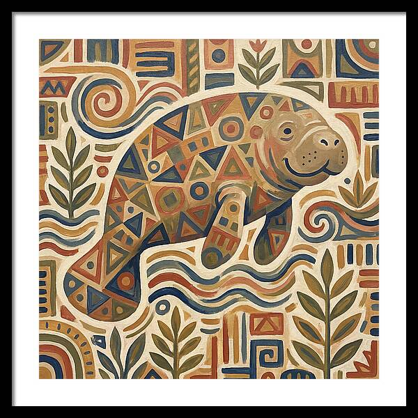 Manatee Folk Art