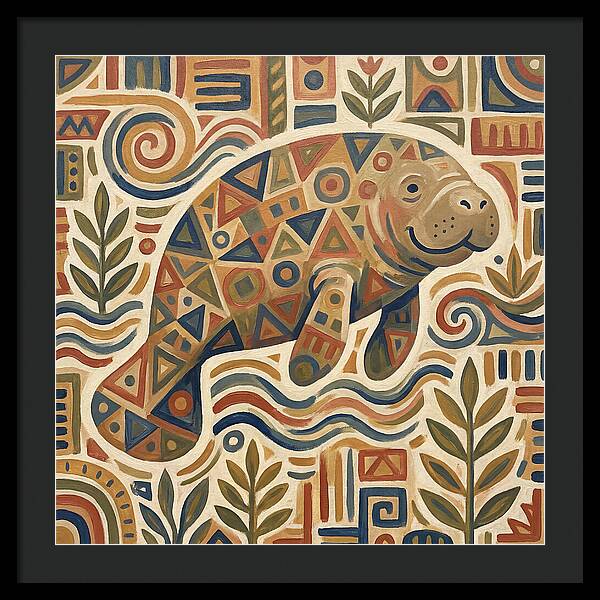 Manatee Folk Art