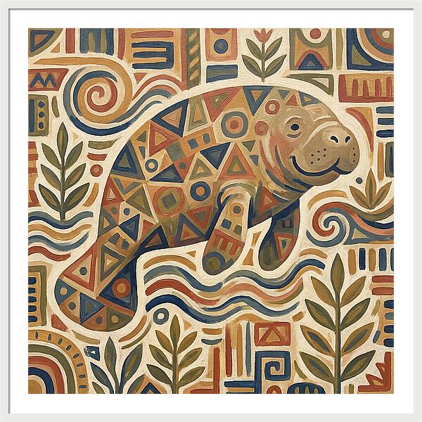 Manatee Folk Art