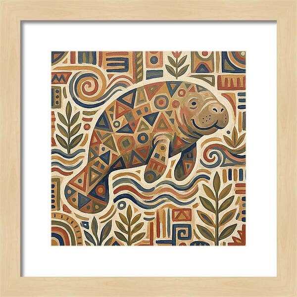 Manatee Folk Art