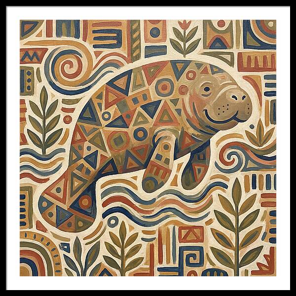 Manatee Folk Art