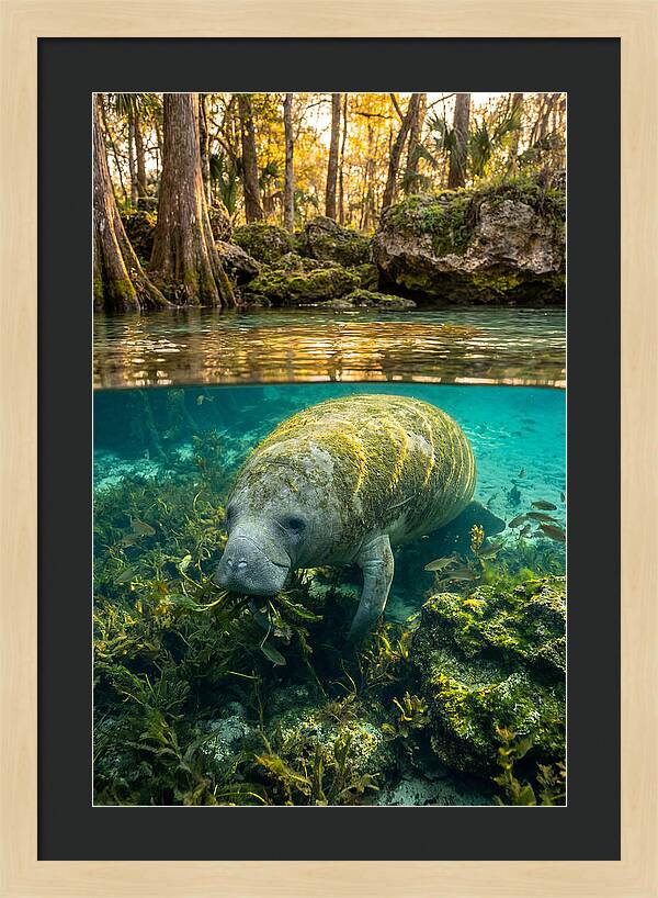 Manatee In Crystal Springs