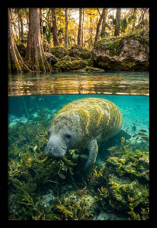Manatee In Crystal Springs