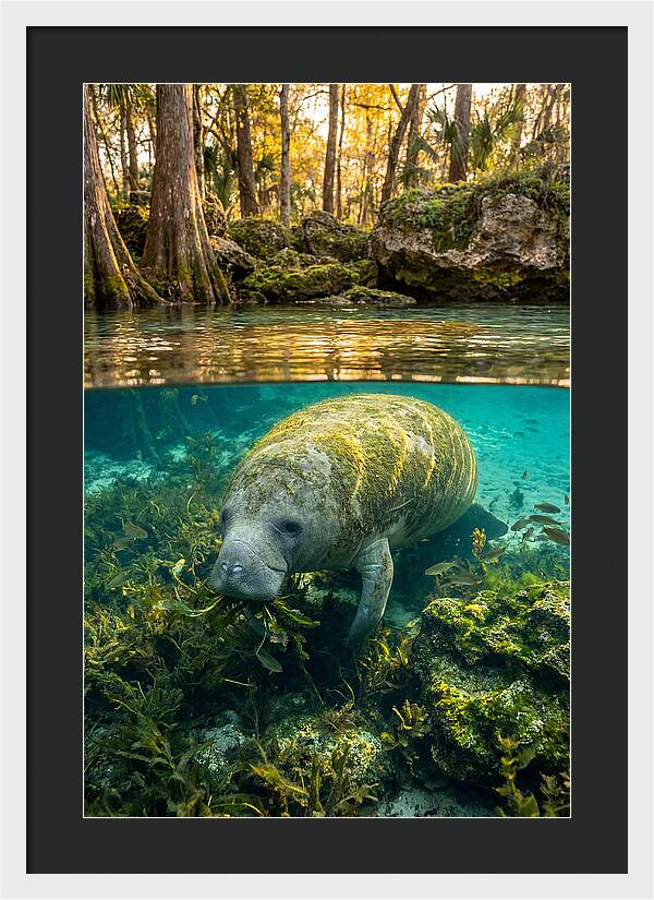 Manatee In Crystal Springs