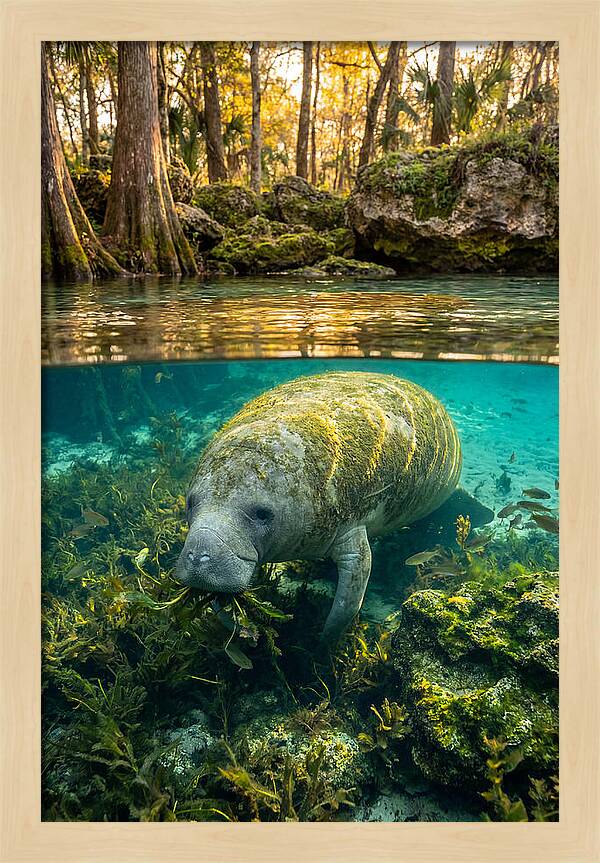 Manatee In Crystal Springs