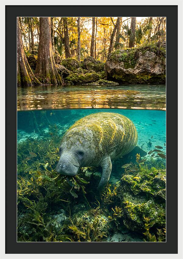 Manatee In Crystal Springs