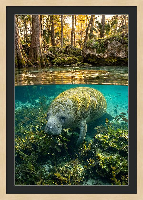 Manatee In Crystal Springs